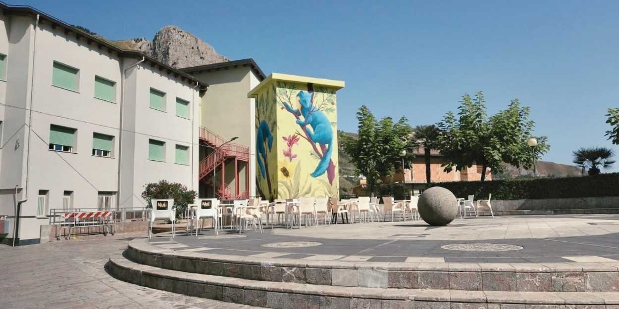 streetart,longi,sicilia,tre60lab,murales,arte,nebrodi,riqualificazione,comunità,cultura,chiaraabramo,orchidea,martora,albero,flore,paese,progetto,associazione,evento,jamsession