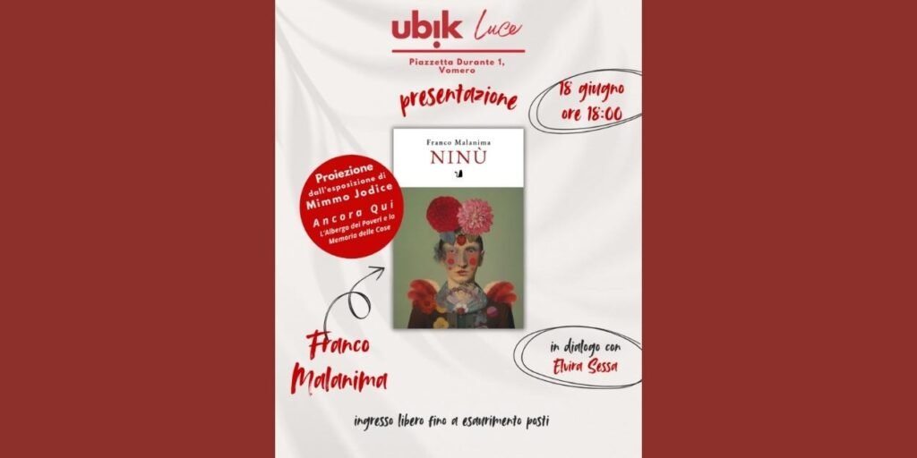 campania,napoli,vomero,ninù,malanima,romanzo,letteratura,presentazione,ubik,luce,jodice,fotografia,albergo,poveri,memoria,serraglio,bonvissuto,sessa,libri,cultura