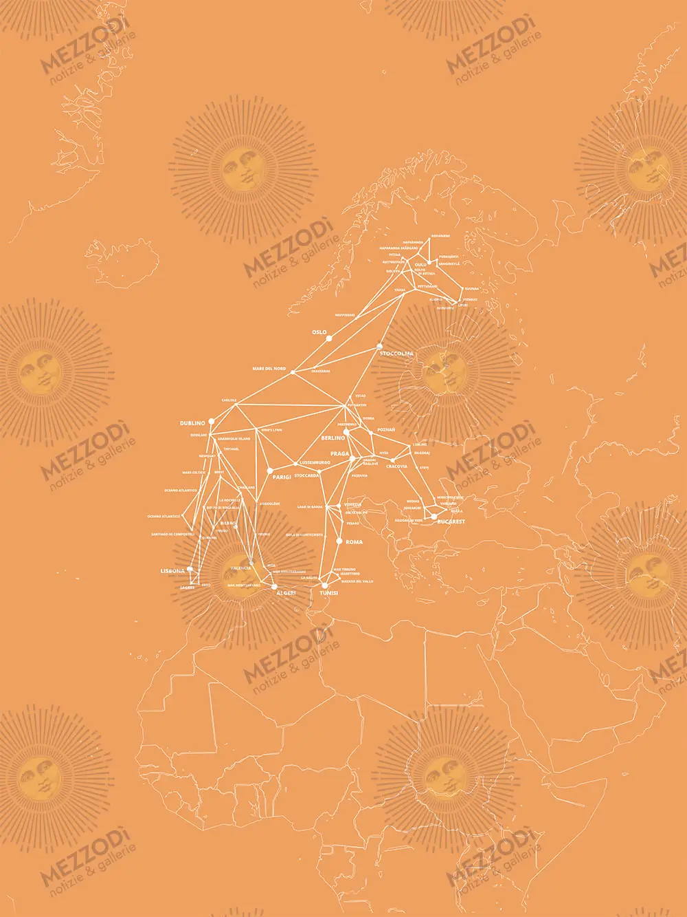 Costellazioni geografiche – Giraffa