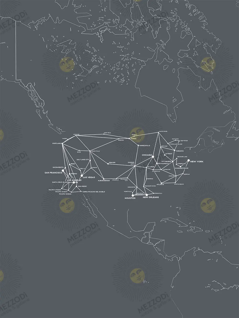 Costellazioni geografiche – Rinoceronte